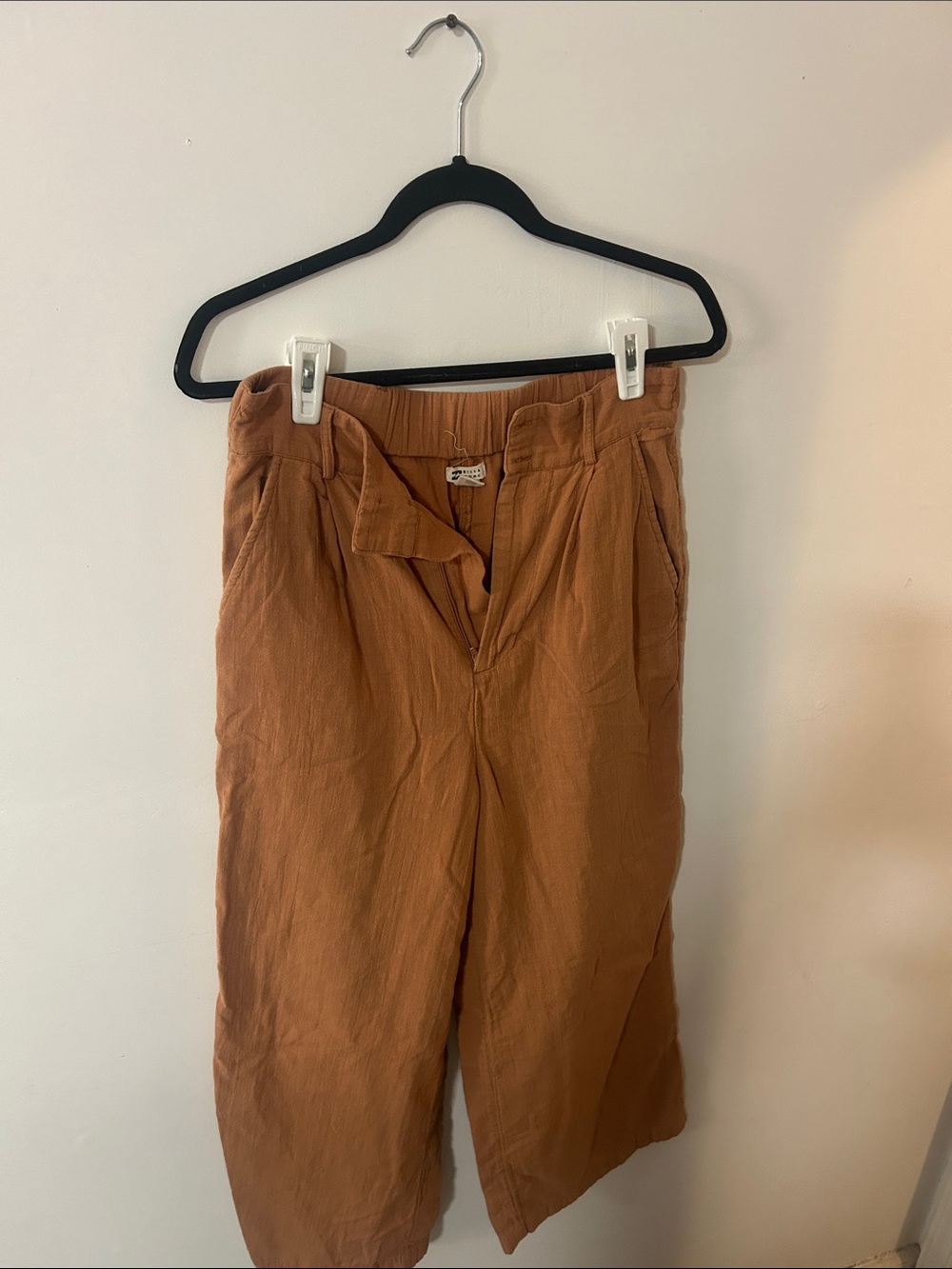 Billabong Women's Rust Brown Wide-Leg Jumpsuit